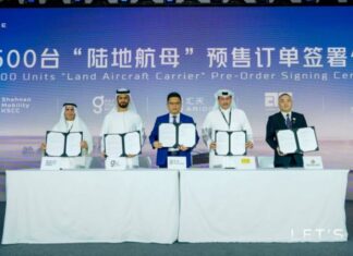 Xpeng Aeroht отримує 600 замовлень для свого “земельного авіаносця” на Близькому Сході