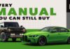 Кожен автомобіль з механічною коробкою передач, який ви все ще зможете купити в 2025 році