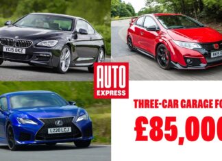 Idealny garaż dla entuzjasty ICE: trzy legendy za mniej niż 85 000 funtów