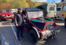Складання мініатюрного 4×4 Енді Рачера: безумство в сталевий трубі