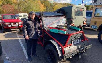 Складання мініатюрного 4×4 Енді Рачера: безумство в сталевий трубі